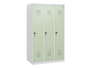 schoollocker,HxBxD 1530x900x500mm,3vak,vak B 300mm,draaigrendel - 2