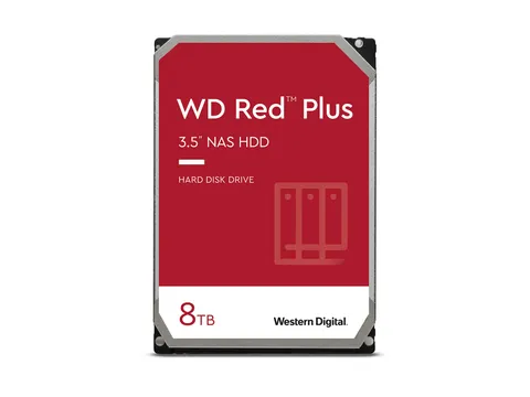 Western Digital Red Plus interne harde schijf 8TB 5640 RPM