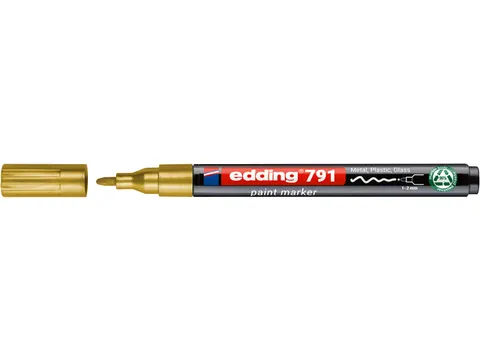 Paintmarker edding 791 PCR op alcoholbasis 1-2mm goud