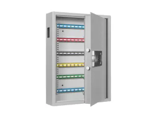 sleutelkast,120haak,HxBxD 630x460x130mm,romp RAL7035,front RAL7035 - 3