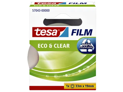Plakband Tesa 57043 eco&clear 19mmx33m