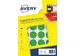 Avery PET30V ronde markeringsetiketten diameter 30mm groen