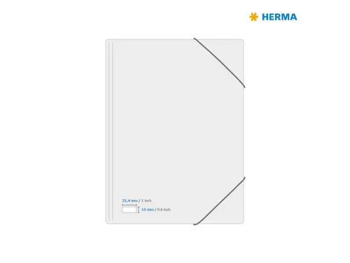 HERMA 4237 Gekleurde etiketten A4 25,4x10mm Geel 18900 stuks