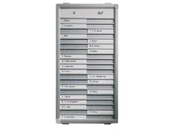 Infobord Lega Aan/afwezig 54x28cm 20 Namen