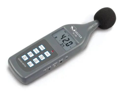 geluidsniveaumeter,afleesbaarheid 0,1dB,behuizing kunststof,display