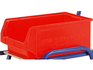 magazijnbak,HxBxD 200x320x500mm,kunststof,rood - 1