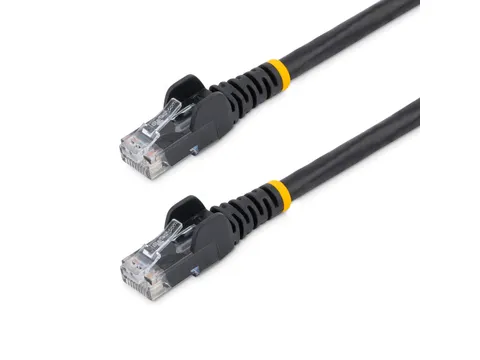 Cat6 patchkabel met snagless RJ45 connectors 2 meter zwart
