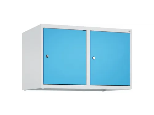 opzetkast,v. locker,2vak.,vak B 400mm,HxBxD 500x800x500mm,vleugeldeur