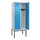 locker,HxBxD 2120x800x500mm,2vak,vak B 400mm,draaigrendel