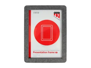 Presentatieframe Quantore A4 Vilt Grijs gerecycled PET - 2
