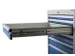 werkbank,HxBxD 860x2000x750mm,onderstel RAL3003,fronten RAL3003