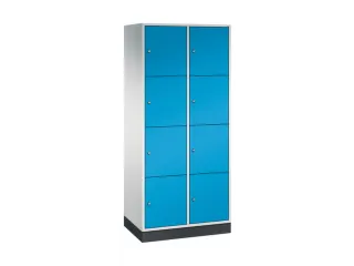 grootvolume-lockersysteem,RAL 7035/RAL 5012,HxBxD 1950x820x500mm - 2