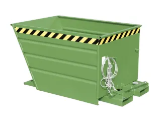 kiepbak,HxLxB 730x1370x1200mm,0,9m³,draagverm. 1000kg,RAL6011 - 1