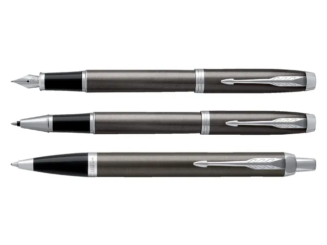 Vulpen Parker IM Dark Espresso CT Finish Medium Blauwe inkt