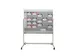 Planning combi mobile 1185x1495mm Tableau magnétique Blanc