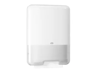 Tork 553000 H3 C-vouw en Z-vouw Handdoek Dispenser Elevation Wit - 3
