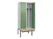 locker voor scheiding van kleding,HxBxD 2120x800x815mm,2vak