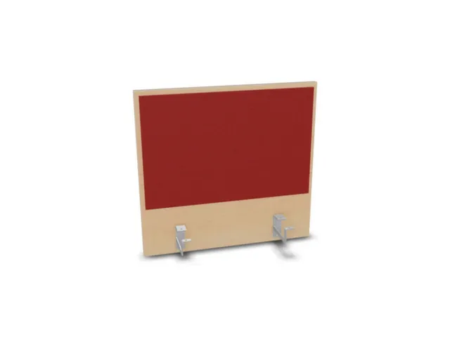 opzetpaneel,v. bureau,aanbouw achter,B 600mm,NE-esdoorn,BN4011-rood