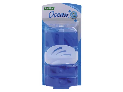 Toiletblok Air plus ocean 55ml met houder 3 stuks