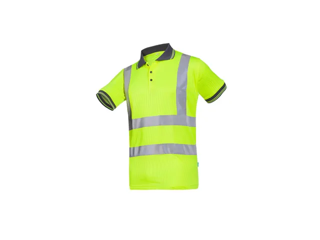 Sioen Molina hi-viz polo, fluo geel, maat M, per stuk