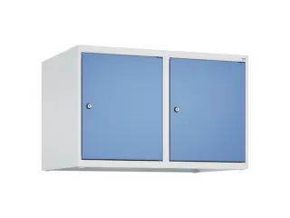 opzetkast,v. locker,2vak.,vak B 400mm,HxBxD 500x800x500mm,vleugeldeur - 1