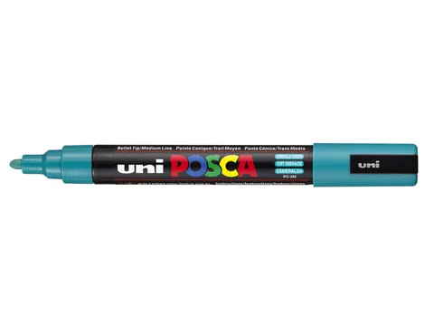 Verfstift Posca PC5M Medium Punt 1,8-2,5mm Smaragdgroen