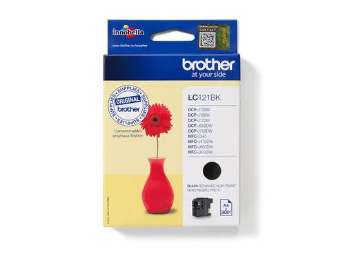 Inktcartridge Brother LC-121BK zwart