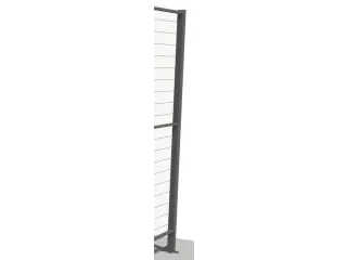 Staander V. Veiligheidshek 2200mm Smart Fix Bxd 60x40mm - 1