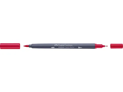Sketchmarker Faber-Castell Goldfaber 126 permanent carmine op alcoholb