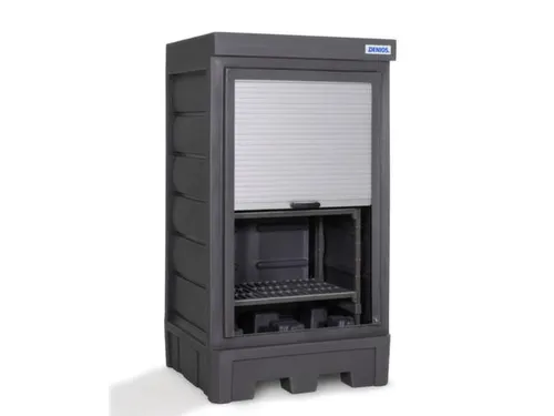 depot,v. aquatoxische/bijtende stoffen,HxBxD 2060x1140x1050mm,roldeur