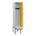 locker met bank,HxBxD 2120x400x815mm,1vak,vak B 400mm,draaigrendel