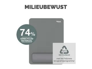 Muismat met polssteun Fellowes Breyta XL grijs 21x28cm - 15