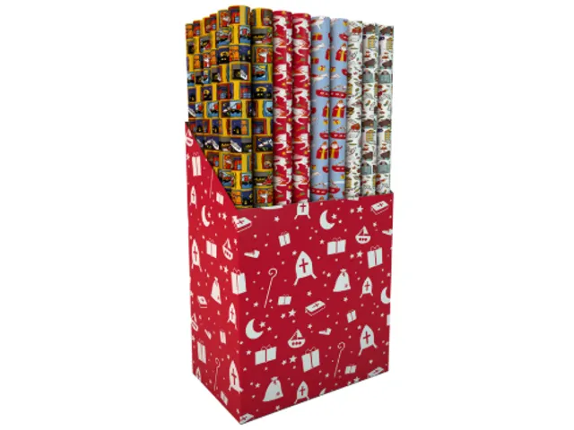 Geschenkpapier Sint 200x70cm SW 31x700x31mm