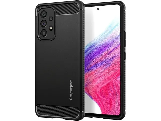 Spigen Case ACS04159 Galaxy A53 5g Rugged Armor Mat Zwart