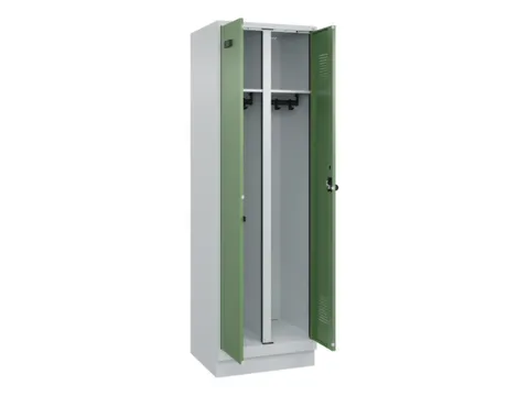 locker voor scheiding van kleding,HxBxD 1950x600x500mm,2vak