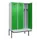 locker met bank,voor scheiding van kleding,HxBxD 2120x1200x815mm,3vak