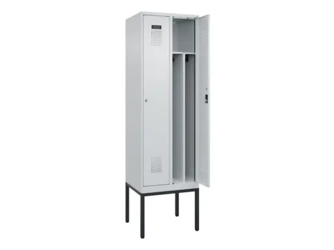 locker voor scheiding van kleding,HxBxD 2120x600x500mm,2vak
