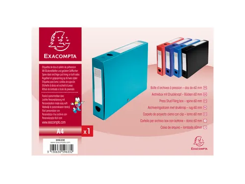 Klasseerdoos PP opaa k rug 60mm groen