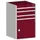 ladekast HxBxD 1000x650x525mm 4laden romp RAL7035 front RAL3004
