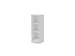 armoire à portes vitrées,HxlxP 1155x400x445mm,2xsol en bois,Bl-blanc