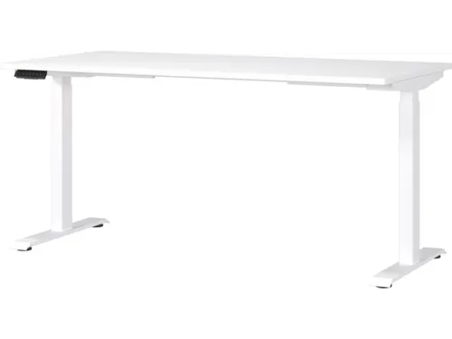 Elektrisch ihv bureau,HxBxD 720-1200x1600x800mm,blad wit