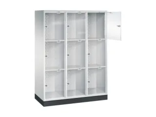 grootvolume-lockersysteem,HxBxD 1750x1220x500mm,3x3vakken,cil.-slot - 1