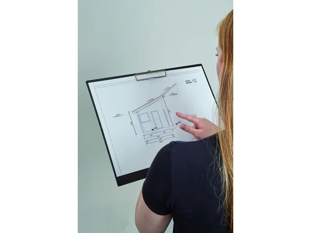 Klembord Maul A3 dwars PS zwart