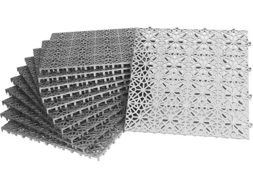 Hard Vloerrooster Pp 14x300x300mm Grijs