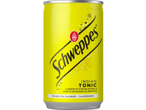 Frisdrank Schweppes tonic blik 150ml