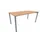 vergadertafel HxBxD 72x160x80cm rechthoekig beuken 4voeten Alu
