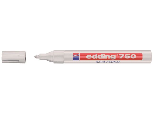 Viltstift Edding 750 Lakmarker Rond 2-4mm Wit | EddingMarker.nl