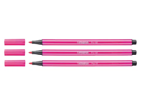 Viltstift STABILO Pen 68/56 medium rozerood