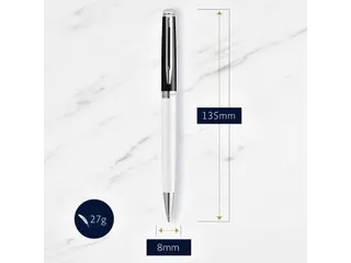 Balpen Waterman Hémisphère Colour Blocking black en white CT medium - 5