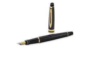 Vulpen Waterman Expert Black lacquer GT Medium Blauwe inkt - 7